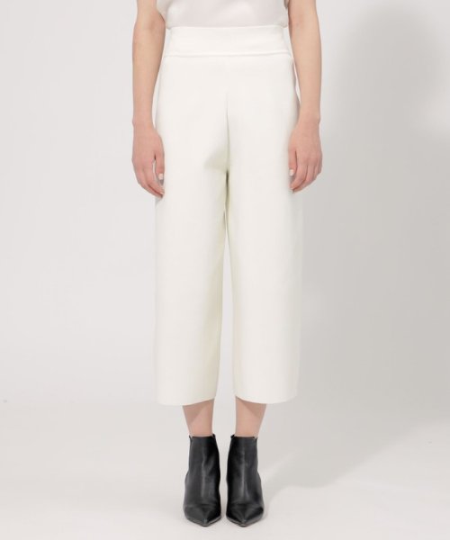 エコストレッチ ニットガウチョパンツ 