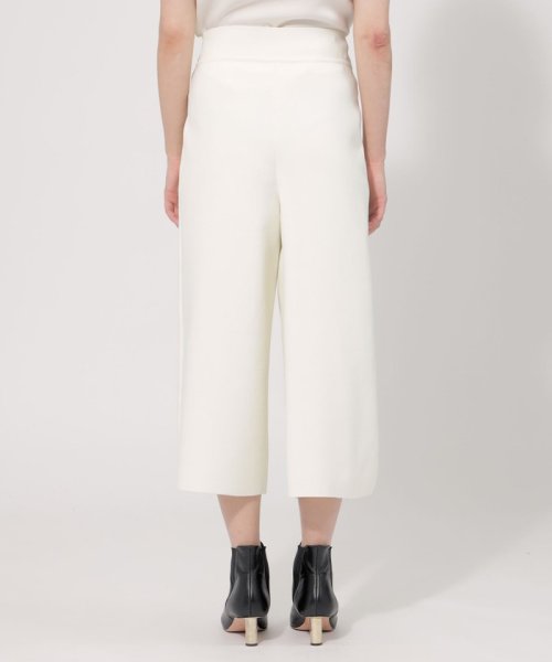 エコストレッチ ニットガウチョパンツ 