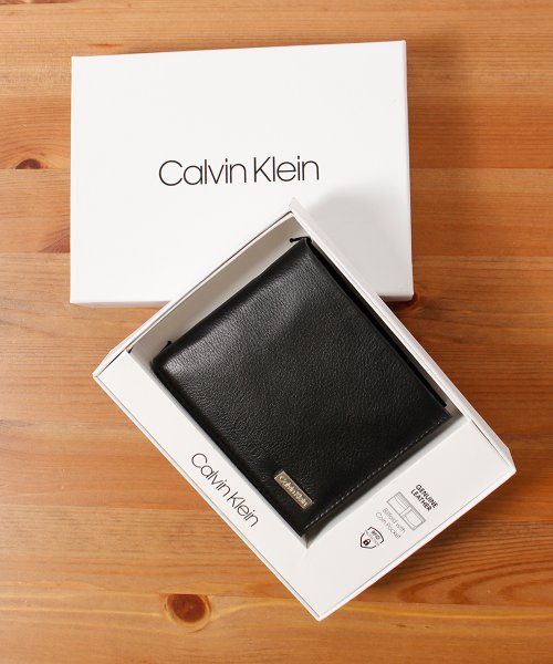 Calvin Klein(カルバンクライン)/【Calvin Klein/カルバンクライン】ワンポイント レザーコンパクトウォレット/img01