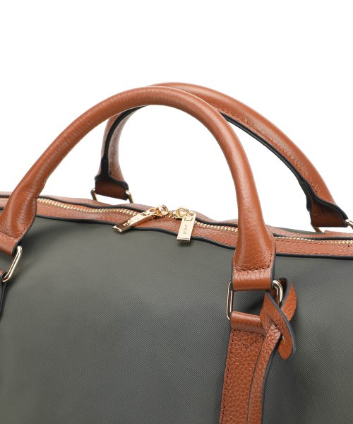 UNGRID bag(アングリッド　バッグ)/牛革×ナイロン　ラージボストンバッグ（旅行用キャリーオン）/img18