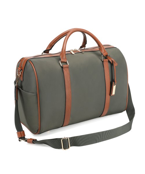 UNGRID bag(アングリッド　バッグ)/牛革×ナイロン　ラージボストンバッグ（旅行用キャリーオン）/img21