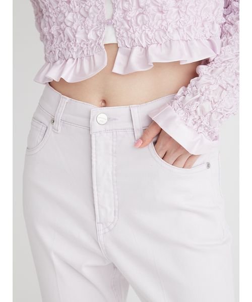 ピカデリー/リボンステッチデニムパンツ 予めご了承ください