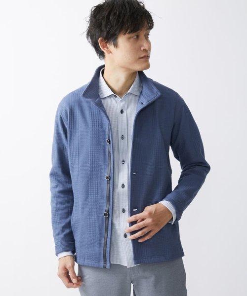 MK homme(エムケーオム)/【WEB限定】シャドーグレンチェックカーデ/img09