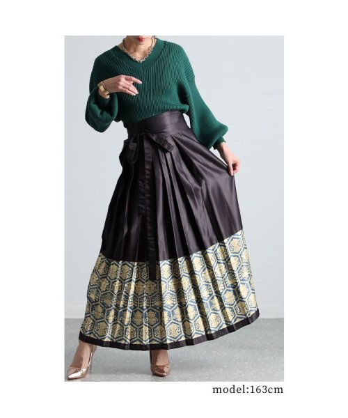 Sawa a la mode(サワアラモード)/高貴さを纏うアラベスク風ラップスカート/img08
