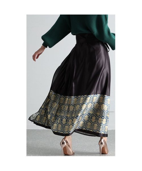 Sawa a la mode(サワアラモード)/高貴さを纏うアラベスク風ラップスカート/img13