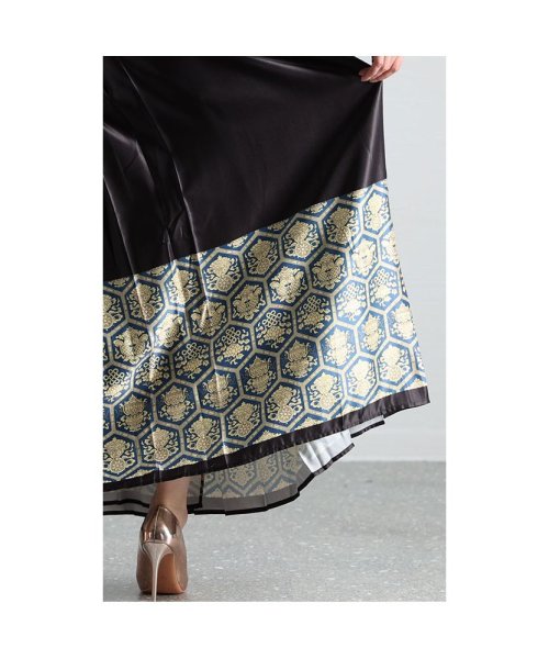 Sawa a la mode(サワアラモード)/高貴さを纏うアラベスク風ラップスカート/img16