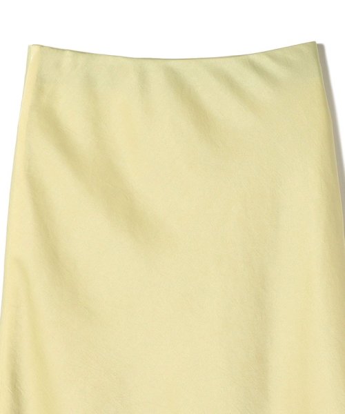 〈手洗い可能〉バイアス サテン マーメイド スカート 