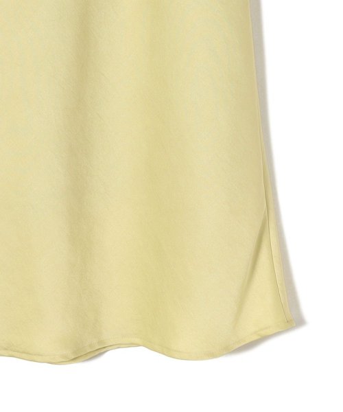 〈手洗い可能〉バイアス サテン マーメイド スカート 