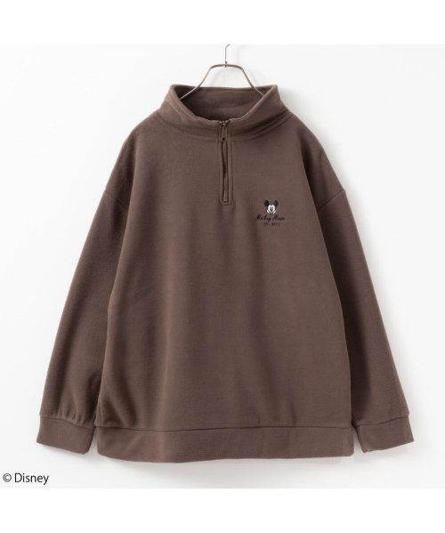 MAC HOUSE(women)(マックハウス（レディース）)/Disney ミッキーマウス / フリースハーフジップアップトレーナー 3483－2617－1/img13