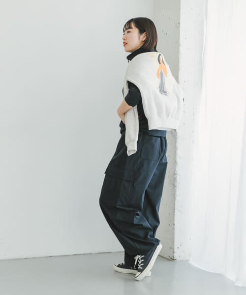 ITEMS URBANRESEARCH(アイテムズ アーバンリサーチ（レディース）)/ウラキモウパラシュートパンツ/img09