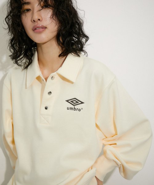 ADAM ET ROPE'(アダム　エ　ロペ)/【UMBRO for ADAM ET ROPE'】COLLARED SWEAT PO/img06