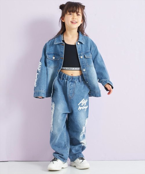 ANAP KIDS(アナップキッズ)/APKダメージデニムGジャン【セットアップ着用可】/img13