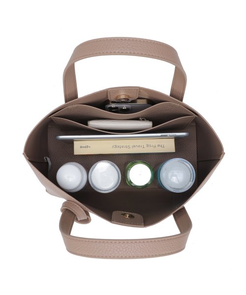 UNGRID bag(アングリッド　バッグ)/プレートキーリング付き　軽量シュリンクミディアムハンドバッグ/img30