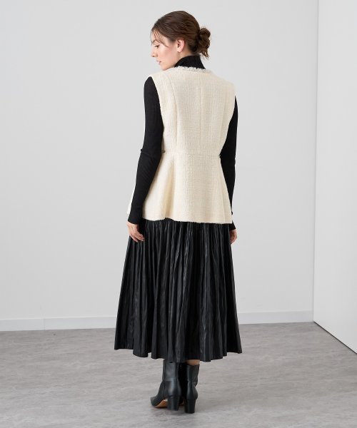 フィルムツイードペプラムジレ なし 着用サイズ