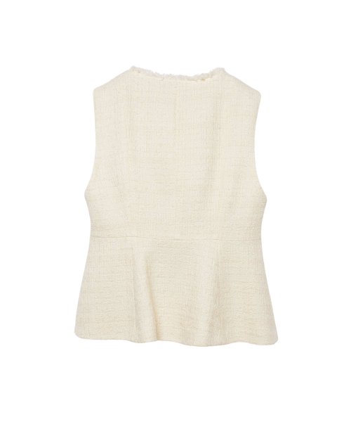 フィルムツイードペプラムジレ なし 着用サイズ