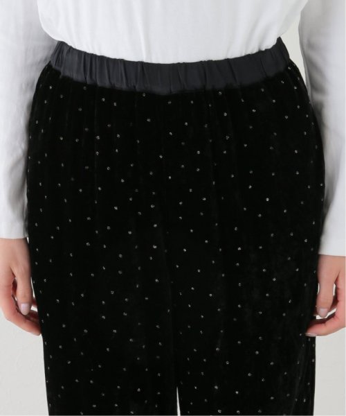 【ne Quittez pas(ヌキテパ)】VELVET FRILL PANTS フリルパンツ Quittez ヌキテパ ne pas