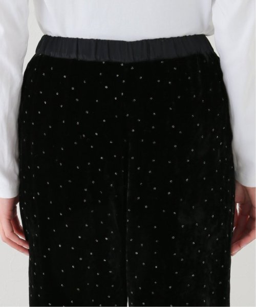 【ne Quittez pas(ヌキテパ)】VELVET FRILL PANTS フリルパンツ Quittez ヌキテパ ne pas