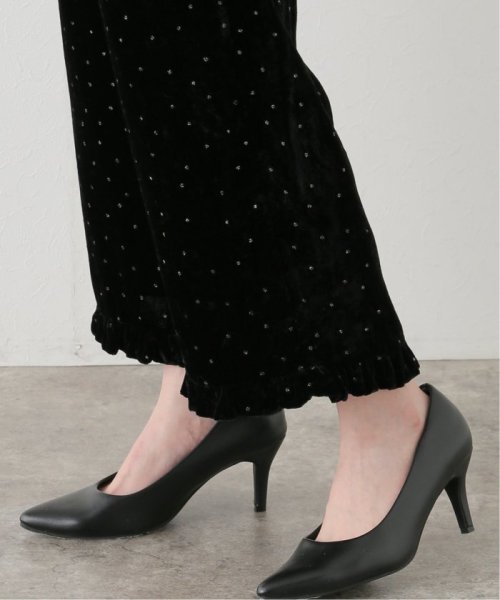 【ne Quittez pas(ヌキテパ)】VELVET FRILL PANTS フリルパンツ Quittez ヌキテパ ne pas