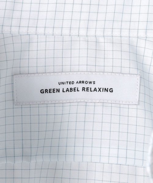 green label relaxing(グリーンレーベルリラクシング)/コットン チェック スリム ショートボタンダウン ドレスシャツ －イージーアイロン－/img18