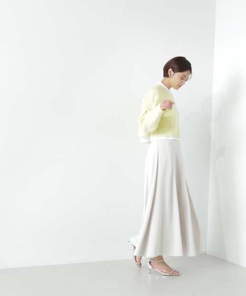 NATURAL BEAUTY BASIC(ナチュラルビューティーベーシック)/クロップドニット＆シャツセット　24SS/img34