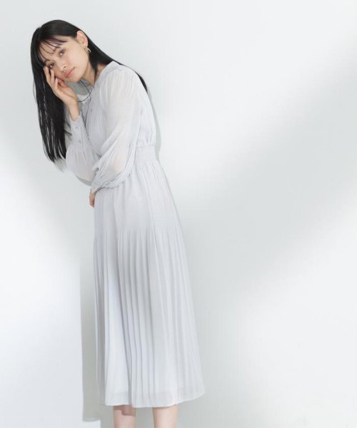 NATURAL BEAUTY BASIC(ナチュラルビューティーベーシック)/マジョリカプリーツワンピース　24SS/img03