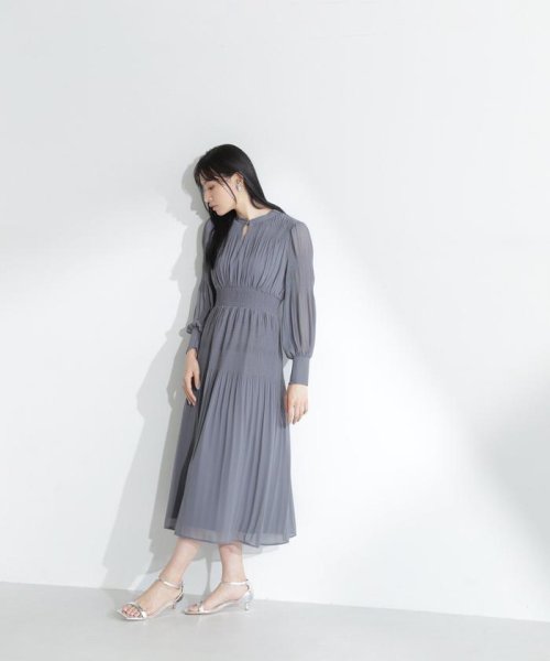 NATURAL BEAUTY BASIC(ナチュラルビューティーベーシック)/マジョリカプリーツワンピース　24SS/img10