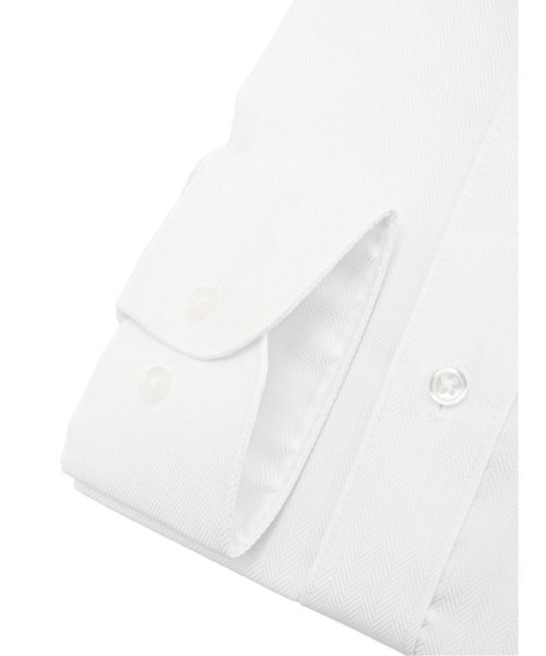 TAKA-Q(タカキュー)/綿100％ ノーアイロン スタンダードフィット ワイドカラー長袖シャツ シャツ メンズ ワイシャツ ビジネス ノーアイロン yシャツ ビジネスシャツ 形態安定/img02