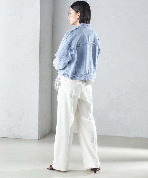 SHIPS WOMEN(シップス　ウィメン)/〈洗濯機可能〉クロップド デニム ジャケット 24SS ◇/img24