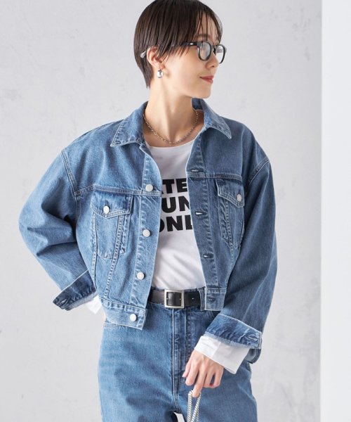 SHIPS WOMEN(シップス　ウィメン)/〈洗濯機可能〉クロップド デニム ジャケット 24SS ◇/img32