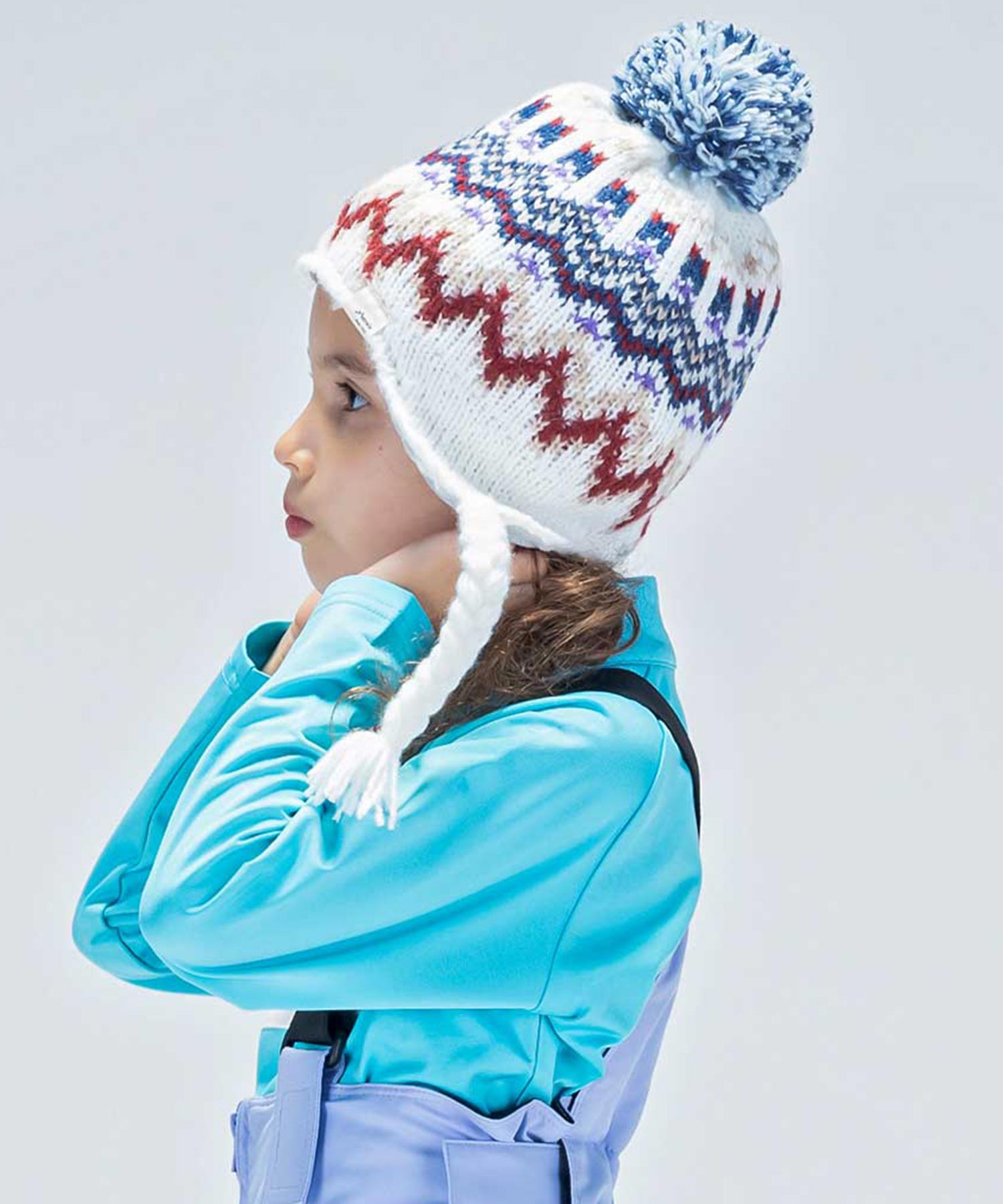 セール】Phenix フェニックス Mix Border Junior Earflap Beanie 