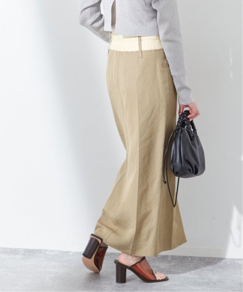 journal standard  L'essage (ジャーナルスタンダード　レサージュ)/【JANE SMITH/ジェーンスミス】RAYON LINEN COMBINATION SK：スカート/img11