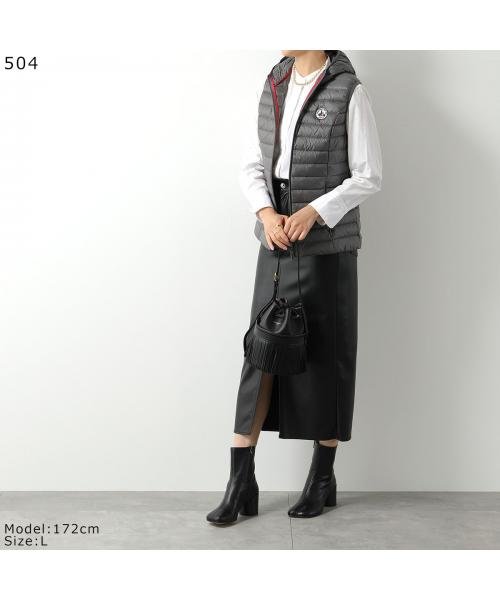 JOTT ダウンベスト MALI フーテッド ジップアップ パッカブル JOTT ダウンベスト MALI フーテッド ジップアップ