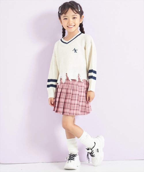 ANAP KIDS(アナップキッズ)/ダメージラインニットトップス【親子お揃い】/img05