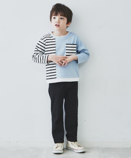 THE SHOP TK（KID）(ザ　ショップ　ティーケー（キッズ）)/【110－160/洗濯機で洗える】レイヤード風プルオーバー/img03