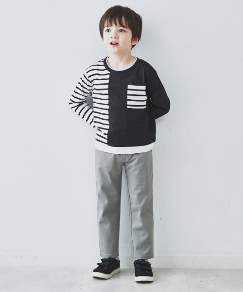 THE SHOP TK（KID）(ザ　ショップ　ティーケー（キッズ）)/【110－160/洗濯機で洗える】レイヤード風プルオーバー/img06