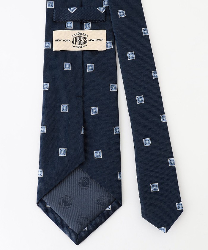 新品　未使用品　J.PRESS　Jプレス　ネクタイ　小紋柄　ジェイプレス　日本製 J.PRESS SPUN SILK COLLECTION】小紋柄ネクタイ （ネクタイ）｜J