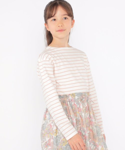 SHIPS KIDS(シップスキッズ)/SHIPS KIDS:140～150cm / ボーダー 長袖 TEE/img01