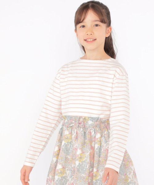 SHIPS KIDS(シップスキッズ)/SHIPS KIDS:140～150cm / ボーダー 長袖 TEE/img02