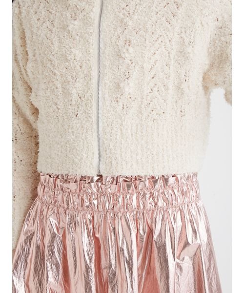 ラインニットフーディー 予めご了承ください