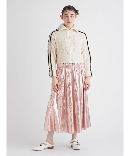 ラインニットフーディー 予めご了承ください