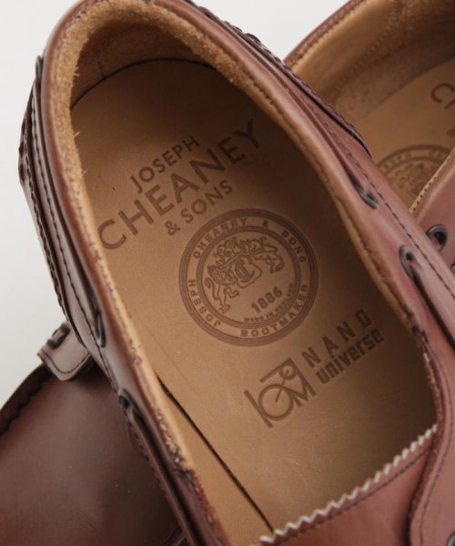 JOSEPH CHEANEY/別注 MERRICK JOSEPH CHEANEY ジョセフチーニー ドイツの名門タンナーであるワインハイマー社のボックスカーフを使用 アッパーを上質なカーフレザーに変更 レザーソール仕様にし
