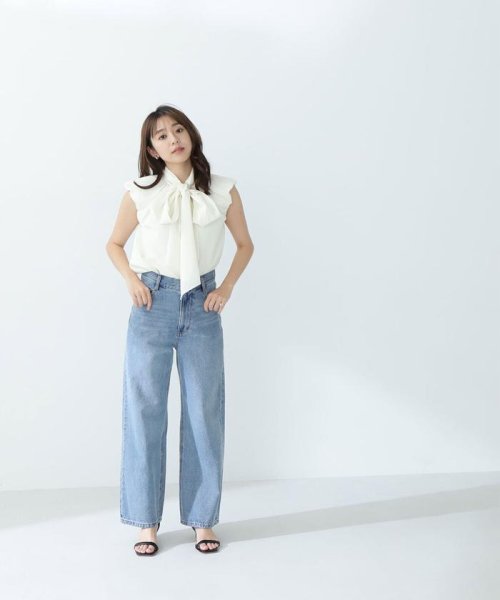 NATURAL BEAUTY BASIC(ナチュラルビューティーベーシック)/ワイドストレートデニムパンツ　24SS/img28