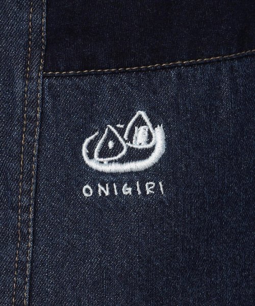 ONIGIRI(おにぎり)/デニムキャミワンピース（刺繍あり）/img15