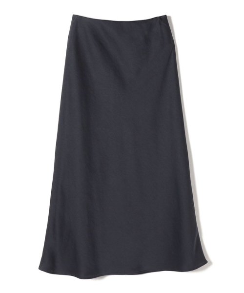 〈手洗い可能〉バイアス サテン マーメイド スカート 