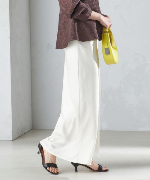 〈手洗い可能〉バイアス サテン マーメイド スカート 