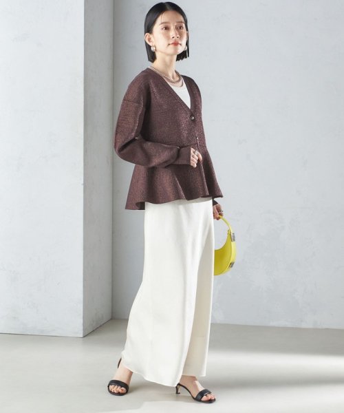 〈手洗い可能〉バイアス サテン マーメイド スカート 