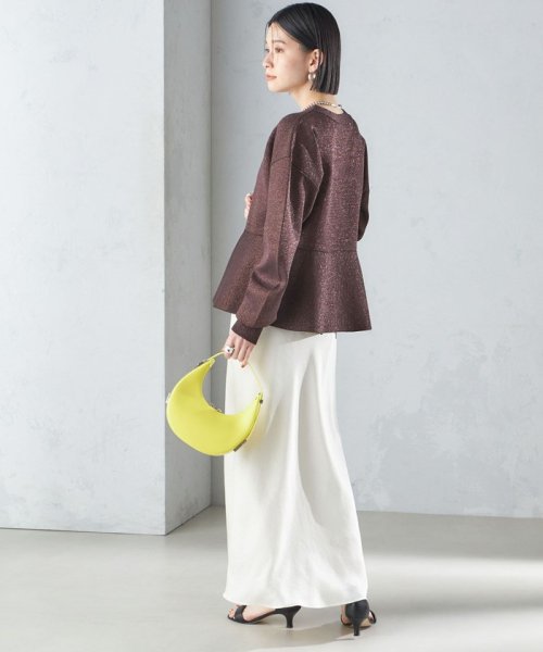 〈手洗い可能〉バイアス サテン マーメイド スカート 