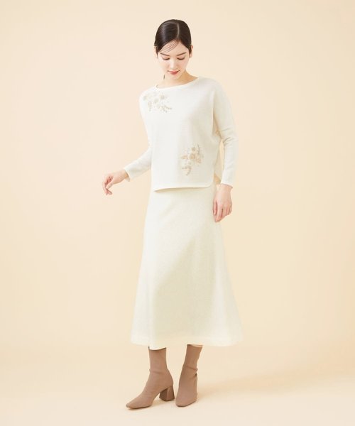 Sybilla(シビラ)/【Pure】ホワイトフラワー刺繍プルオーバー/img14