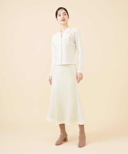 Sybilla(シビラ)/【Pure】ホワイトフラワー刺繍ニットジャケット/img13