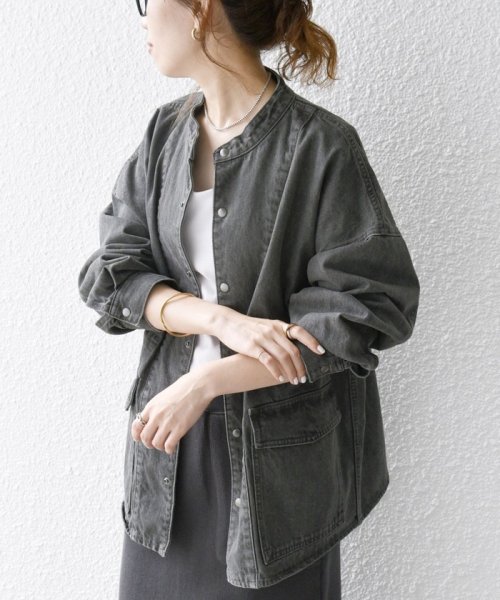 SHIPS any WOMEN(シップス　エニィ　ウィメン)/《追加予約》SHIPS any: デニム ワーク ジャケット［SHIPS any DENIM］/img07